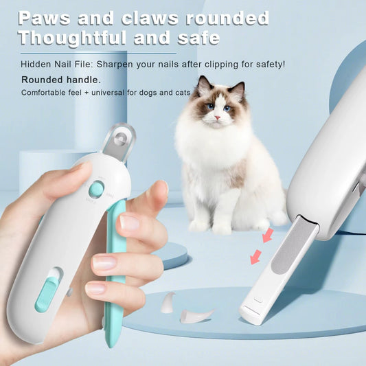 Pet Nail Clipper  for Cat & Dog Claws with 4 Gears & Nail File